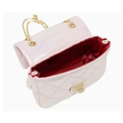 Tiny Treats Handbags & Accessories*- Classic Quilted Shiny Mini Bag, Pearl