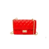 Tiny Treats Handbags & Accessories*- Classic Quilted Large Flap Handbag, Red