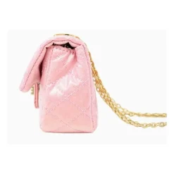 Tiny Treats Handbags & Accessories*- Classic Quilted Sparkle Mini Purse, Baby Purple