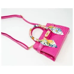 Tiny Treats Handbags & Accessories*- Crocodile Scarf Handbag, Red