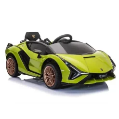 T'nok Ride-On Toys*Tobbi - Kids Lamborghini Car Battery Powered Ride On Toy with Remote Control, Green
