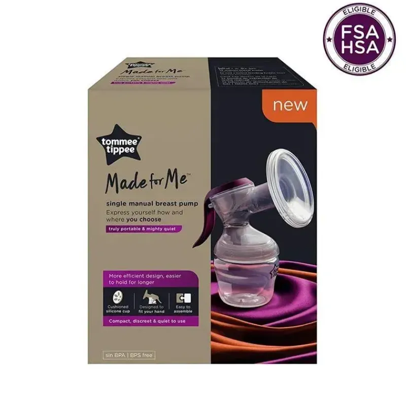Tommee Tippee Breast Pumps*- Made for Me Single Manual Breast Pump