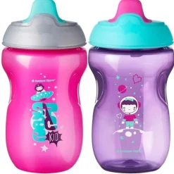 Tommee Tippee Straw, Sippy & Training Cups|Dishes, Utensils & Food Containers*- 2Pk Sippee Cup 10Oz, Colors/Themes May Vary