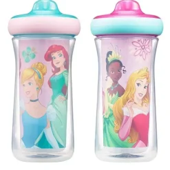 The First Years Straw, Sippy & Training Cups|Dishes, Utensils & Food Containers*Tommy Princess Leakproof Sippy Cups