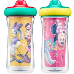 Tomy Straw, Sippy & Training Cups|Dishes, Utensils & Food Containers*- 2 Pack Insulated Sippy Cup 9 Oz, Minnie