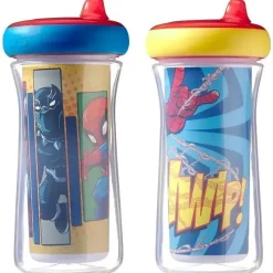 Tomy Straw, Sippy & Training Cups|Dishes, Utensils & Food Containers*- 2 Pack Insulated Sippy Cup 9 Oz, Marvel