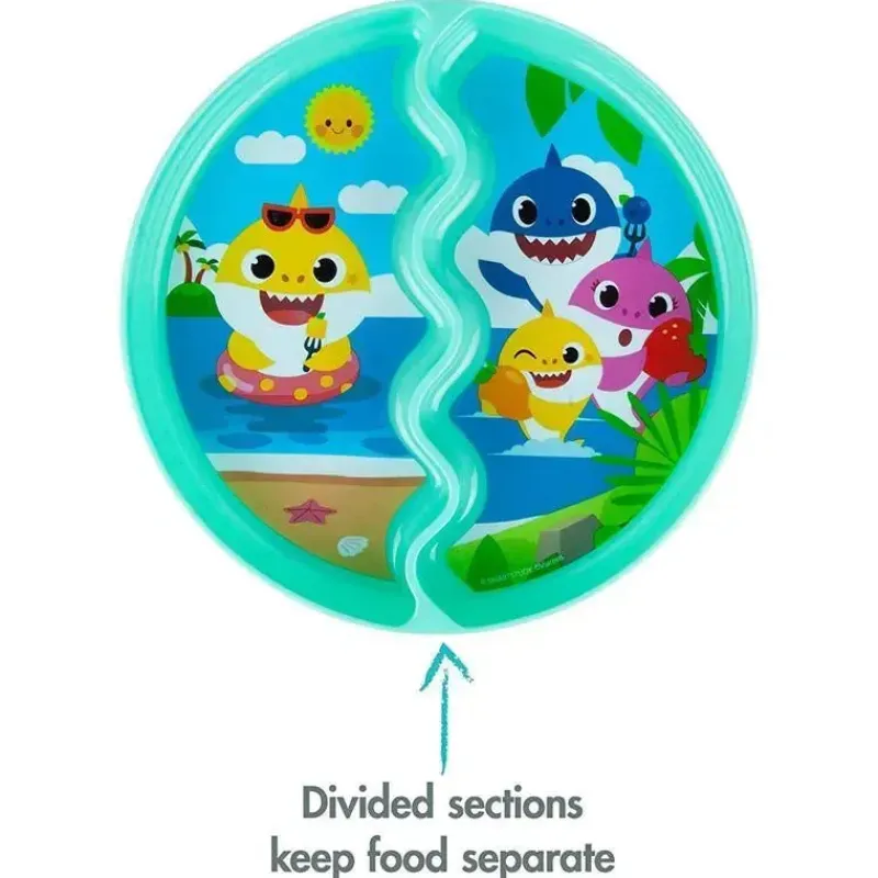 Tomy Baby Shark|Suction Plates & Bowls*- Baby Shark Groovy Suction Plate