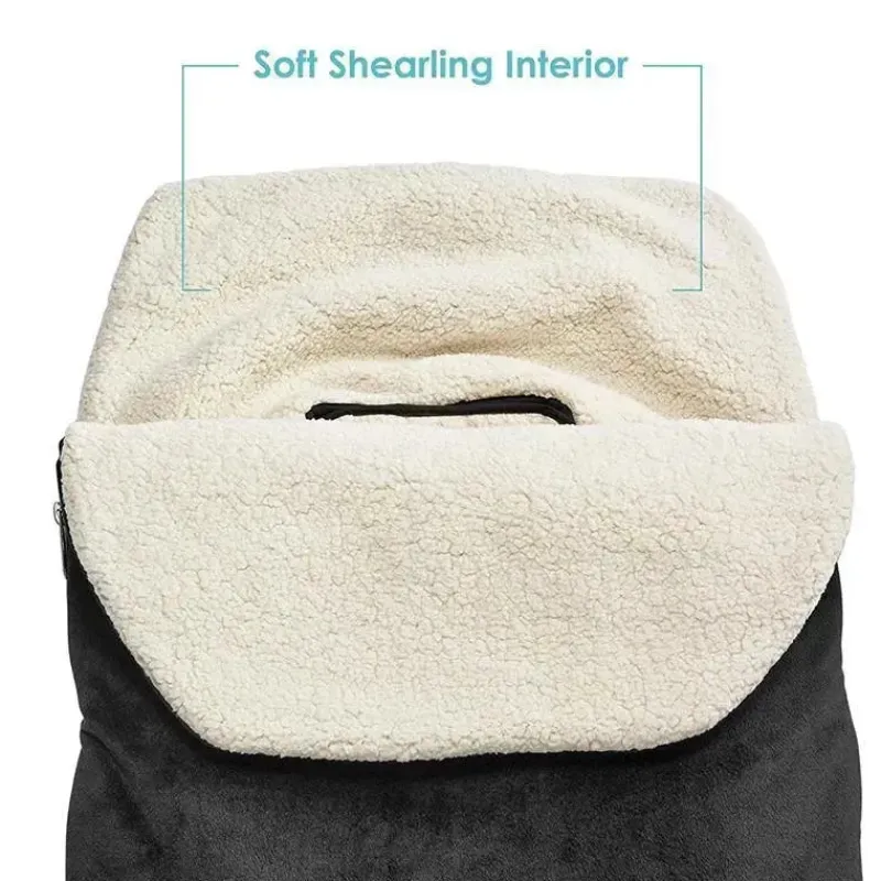 Tomy Footmuffs & Blankets*- Black Original Bundleme, Infant