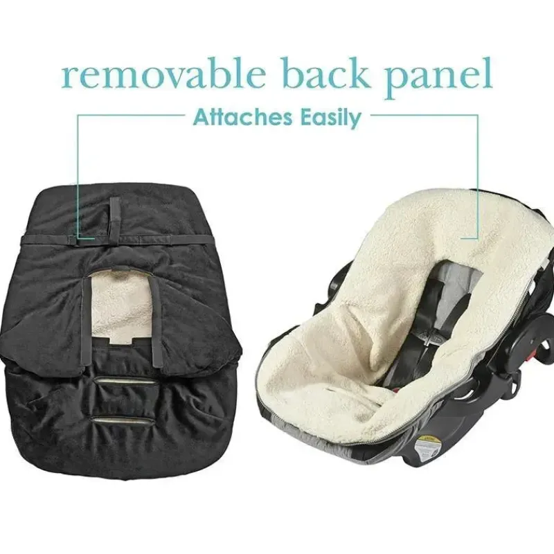 Tomy Footmuffs & Blankets*- Black Original Bundleme, Infant