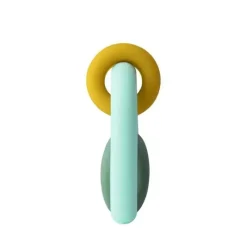 Tomy Toys For 0-12 Months|Gift For Baby*- Boon Hoop Silicone Baby Teether