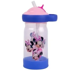 Tomy Mickey & Minnie|Straw, Sippy & Training Cups*- Disney Minnie Sip & See Water Bottle 12Oz