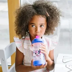 Tomy Mickey & Minnie|Straw, Sippy & Training Cups*- Disney Minnie Sip & See Water Bottle 12Oz