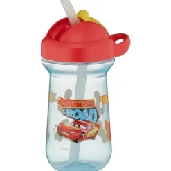Tomy Cars|Straw, Sippy & Training Cups*- First Years Cars Flip Top Straw Cup 1 Pk