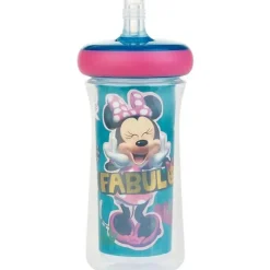 Tomy Straw, Sippy & Training Cups|Dishes, Utensils & Food Containers*- First Years Minnie Ins 9 Oz Straw Cup 1 Pk