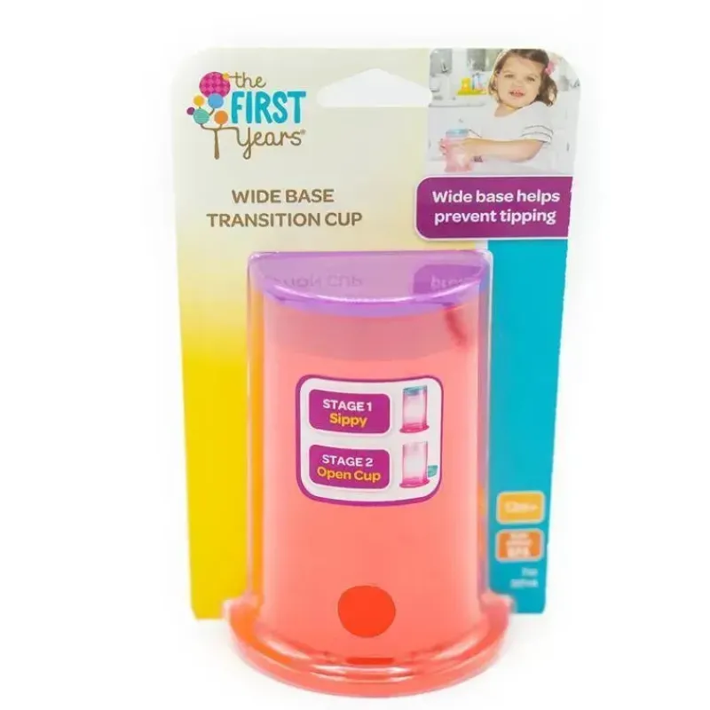 The First Years Straw, Sippy & Training Cups|Dishes, Utensils & Food Containers*Tomy - First Years Transition Cup - Girl