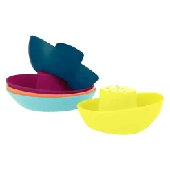 Tomy Bath Toys*- Fleet Stacking Cups New Color