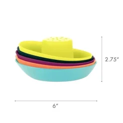 Tomy Bath Toys*- Fleet Stacking Cups New Color