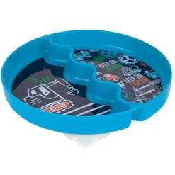 Tomy Suction Plates & Bowls|Dishes, Utensils & Food Containers*- Groovy Suction Plate Keep On Trucking Blue
