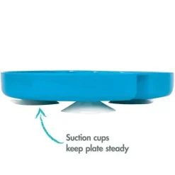 Tomy Suction Plates & Bowls|Dishes, Utensils & Food Containers*- Groovy Suction Plate Keep On Trucking Blue