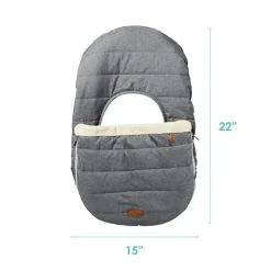 Tomy Car Seat Buntings, Canopies & Cushions*- Infant Car Seat Cover, Heather Grey