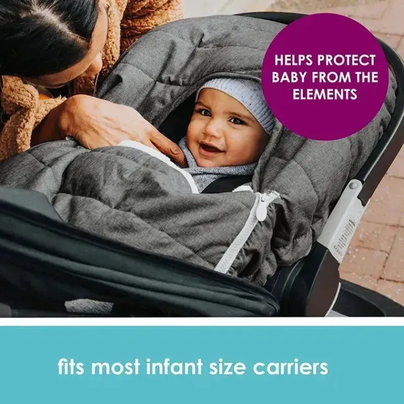 Tomy Car Seat Buntings, Canopies & Cushions*- Infant Car Seat Cover, Heather Grey