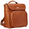 JJ Cole Diaper Backpacks*Tomy - Brookmont Backpack Baby Diaper Bag, Cognac