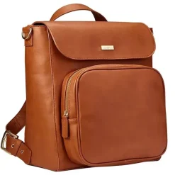 JJ Cole Diaper Backpacks*Tomy - Brookmont Backpack Baby Diaper Bag, Cognac