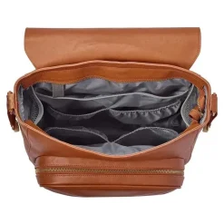 JJ Cole Diaper Backpacks*Tomy - Brookmont Backpack Baby Diaper Bag, Cognac
