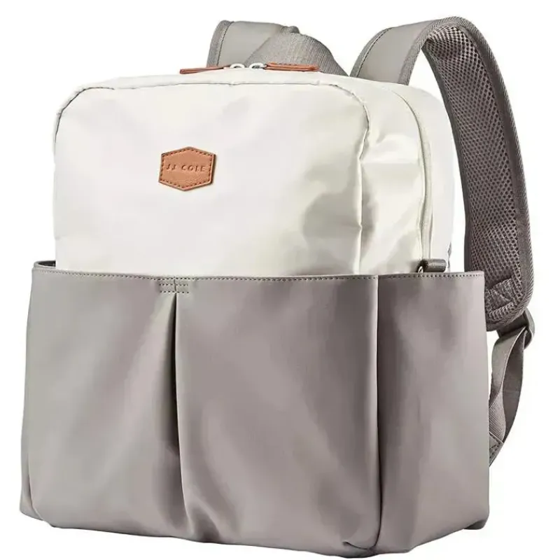 JJ Cole Diaper Backpacks*Tomy - Popperton Backpack Diaper Bag, Cream Mushroom