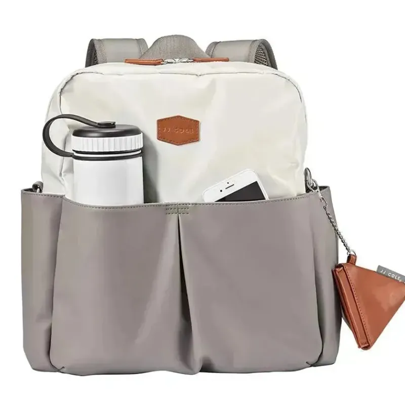 JJ Cole Diaper Backpacks*Tomy - Popperton Backpack Diaper Bag, Cream Mushroom