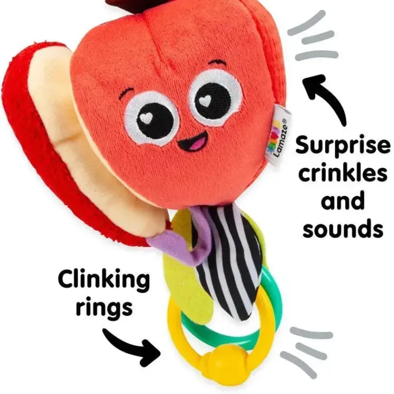 Tomy Stroller & Car Seat Toys*- Lamaze Archer the Apple Clip & Go