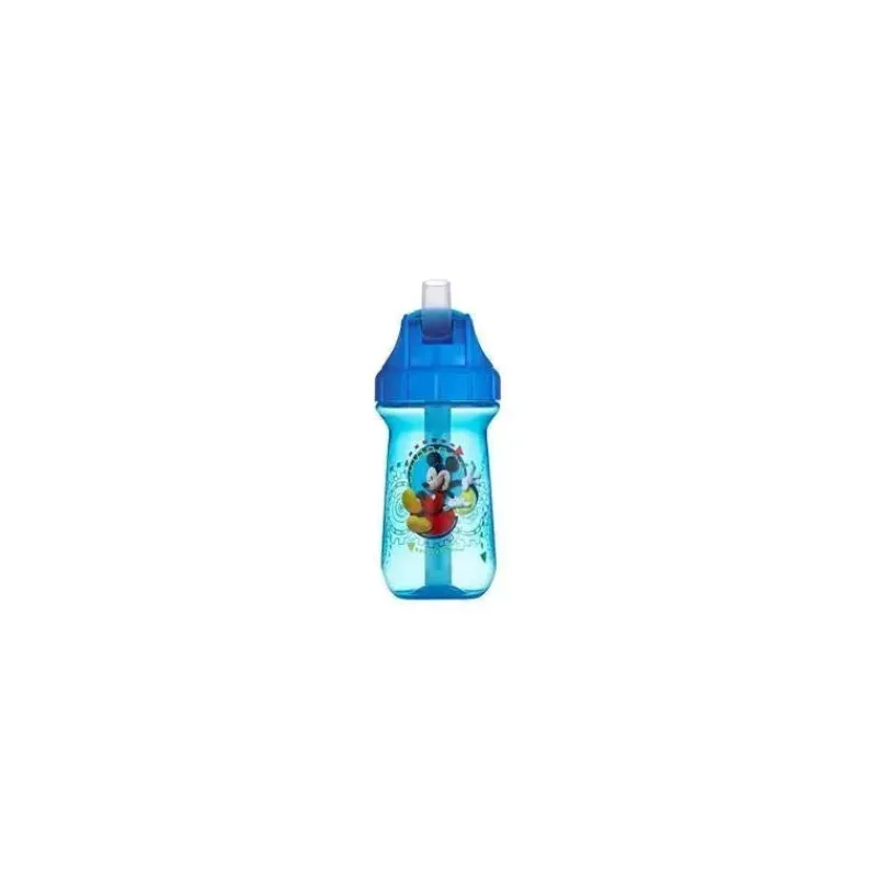 Tomy Mickey & Minnie|Straw, Sippy & Training Cups*- Mickey Flip Top Straw Cup