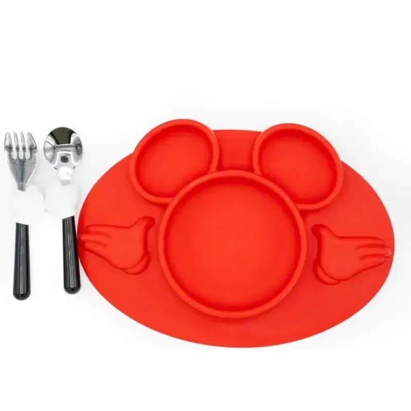 Nemcor Plates & Bowls|Dishes, Utensils & Food Containers*Tomy - Mickey Mouse 3Pc Mealtime Set