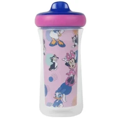 Tomy Straw, Sippy & Training Cups|Dishes, Utensils & Food Containers*- Minnie Drop Guard Insulated Sippy Cup 2 Pk