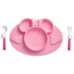 Nemcor Suction Plates & Bowls|Dishes, Utensils & Food Containers*Tomy - Minnie Mouse 3Pc Mealtime Set