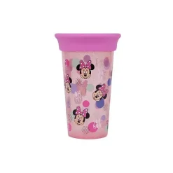 Tomy Mickey & Minnie|Straw, Sippy & Training Cups*- Minnie Sip Around Spoutless 1 Pk