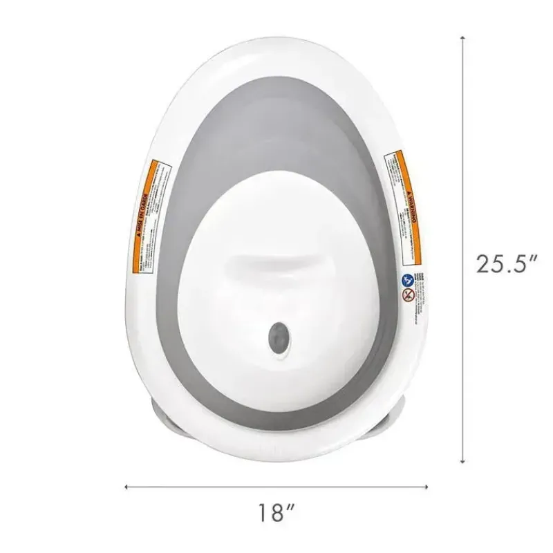 Tomy Bath Tubs & Seats*- New Naked Bathtub Grey, 0/18M