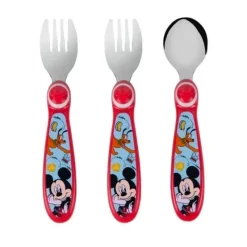 Tomy Mickey & Minnie|Utensils & Accessories*- 3Pk Disney Mickey Flatware