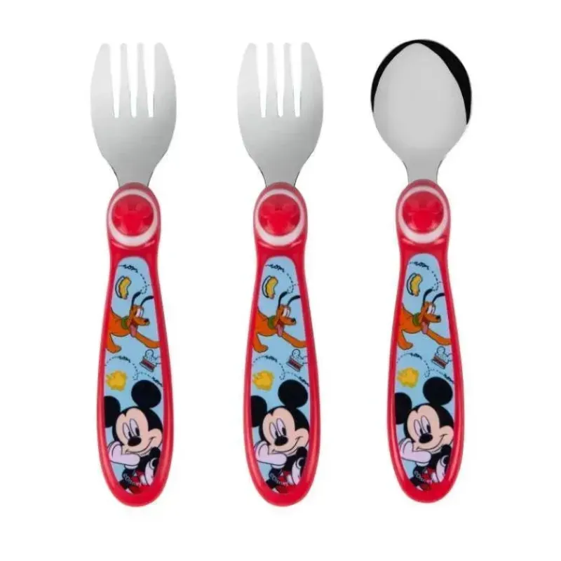 Tomy Mickey & Minnie|Utensils & Accessories*- 3Pk Disney Mickey Flatware