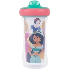 Tomy Disney Princess|Straw, Sippy & Training Cups*- Princess Drop Guard Insulated Sippy Cup 2Pk