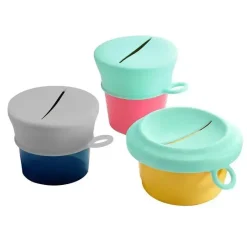 Tomy Straw, Sippy & Training Cups|Dishes, Utensils & Food Containers*- Snug Snack Universal Snack Lid Set