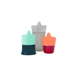 Tomy Straw, Sippy & Training Cups|Dishes, Utensils & Food Containers*- Snug Spout Universal Silicone Sippy Lids & Cup