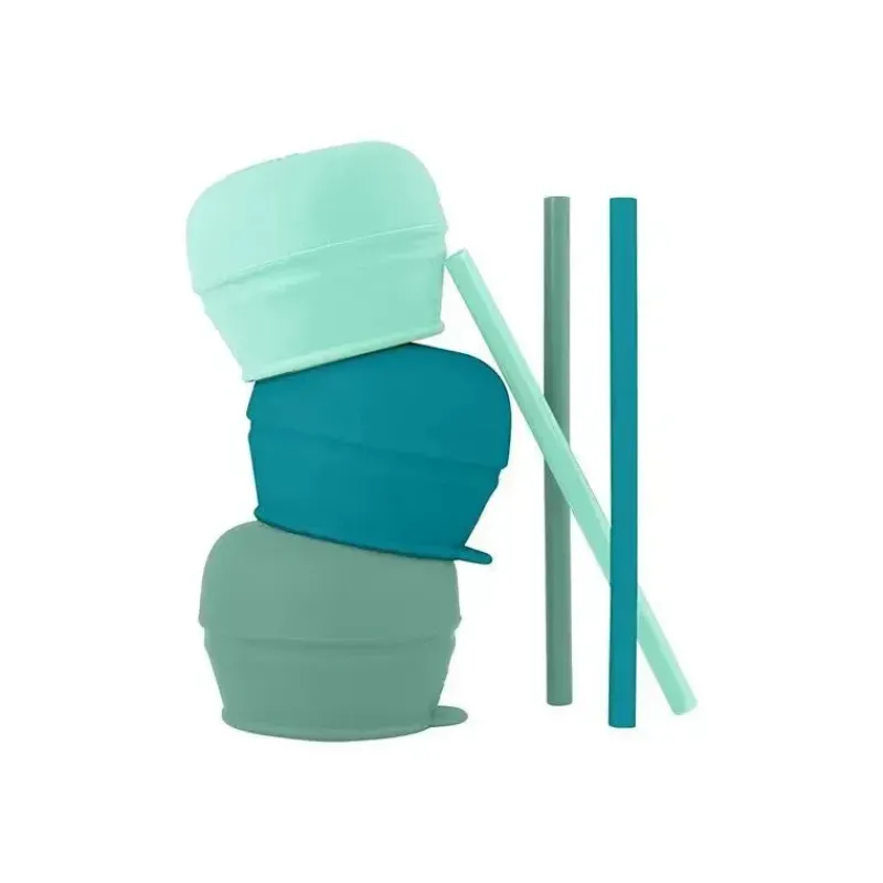 Tomy Cool Baby Products|Gifts Up To $25*- Snug Straw 3 Pk Lids, Green