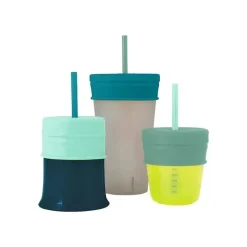 Tomy Cool Baby Products|Gifts Up To $25*- Snug Straw 3 Pk Lids, Green