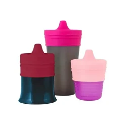 Tomy Straw, Sippy & Training Cups|Dishes, Utensils & Food Containers*- Snug Universal Silicone Sippy Lids Pink