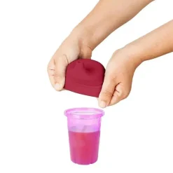Tomy Straw, Sippy & Training Cups|Dishes, Utensils & Food Containers*- Snug Universal Silicone Sippy Lids Pink