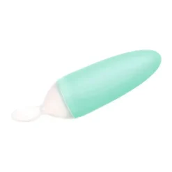 Tomy Cool Baby Products|Food Feeder*- Squirt Silicone Baby Dispensing Spoon Mint