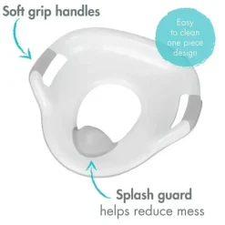 Tomy Potty Seats*- The First Years Soft Grip Potty Trainer Seat, Gray
