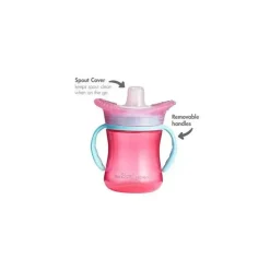Tomy Straw, Sippy & Training Cups|Dishes, Utensils & Food Containers*- The First Years Teethe Around Sensory Trainer Cup, 7Oz, Pink