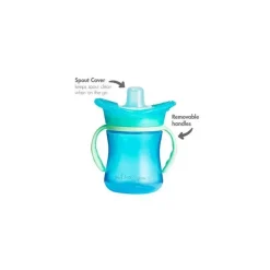 Tomy Straw, Sippy & Training Cups|Dishes, Utensils & Food Containers*- The First Years Teethe Around Sensory Trainer Cup, 7 oz, Blue